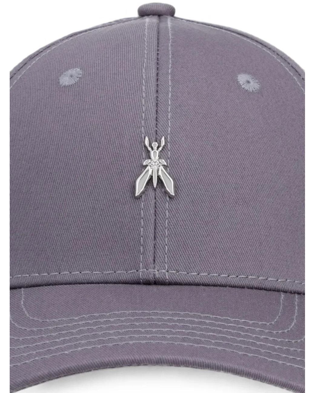 Patrizia Pepe Purple Fly-Logo Baseball Cap