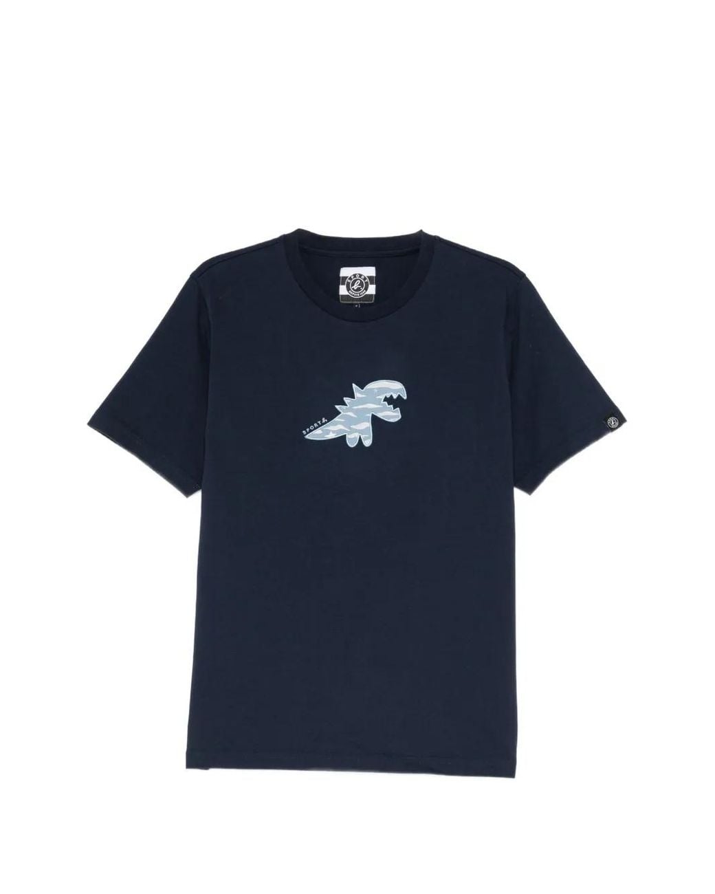 SPORT b. by agnès b. Blue Star Wave Applique T-Shirt for men