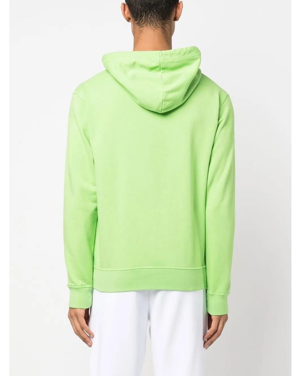 DSquared² Green Logo Print Hoodie for men