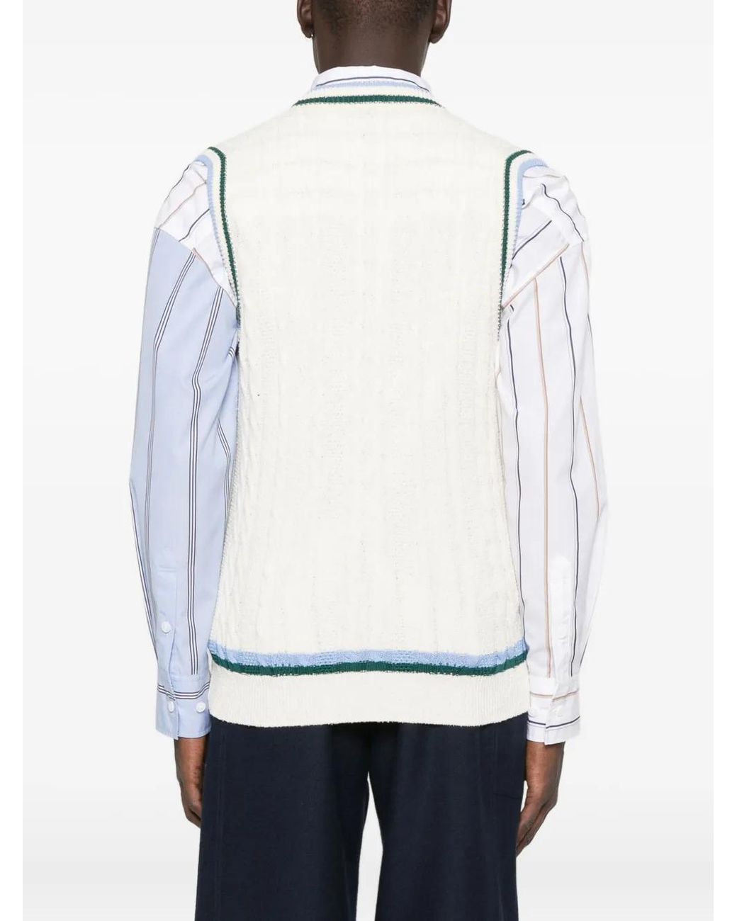 Chaleco Tipo Jersey Con Botones GALLIA de hombre de color Multicolor