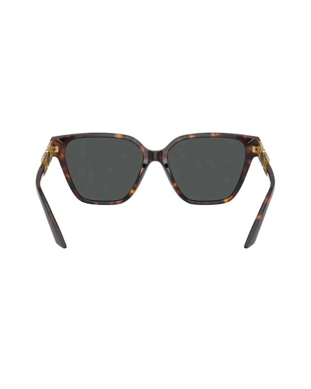 Versace Gray Greca Strass Butterfly-Frame Sunglasses