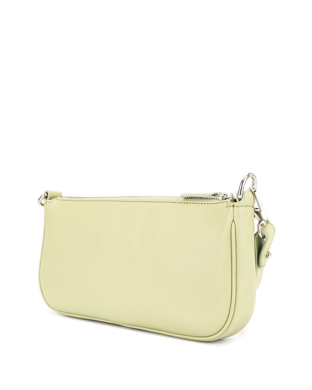 Rachel leather handbag By Far Green in Leather - 20468603