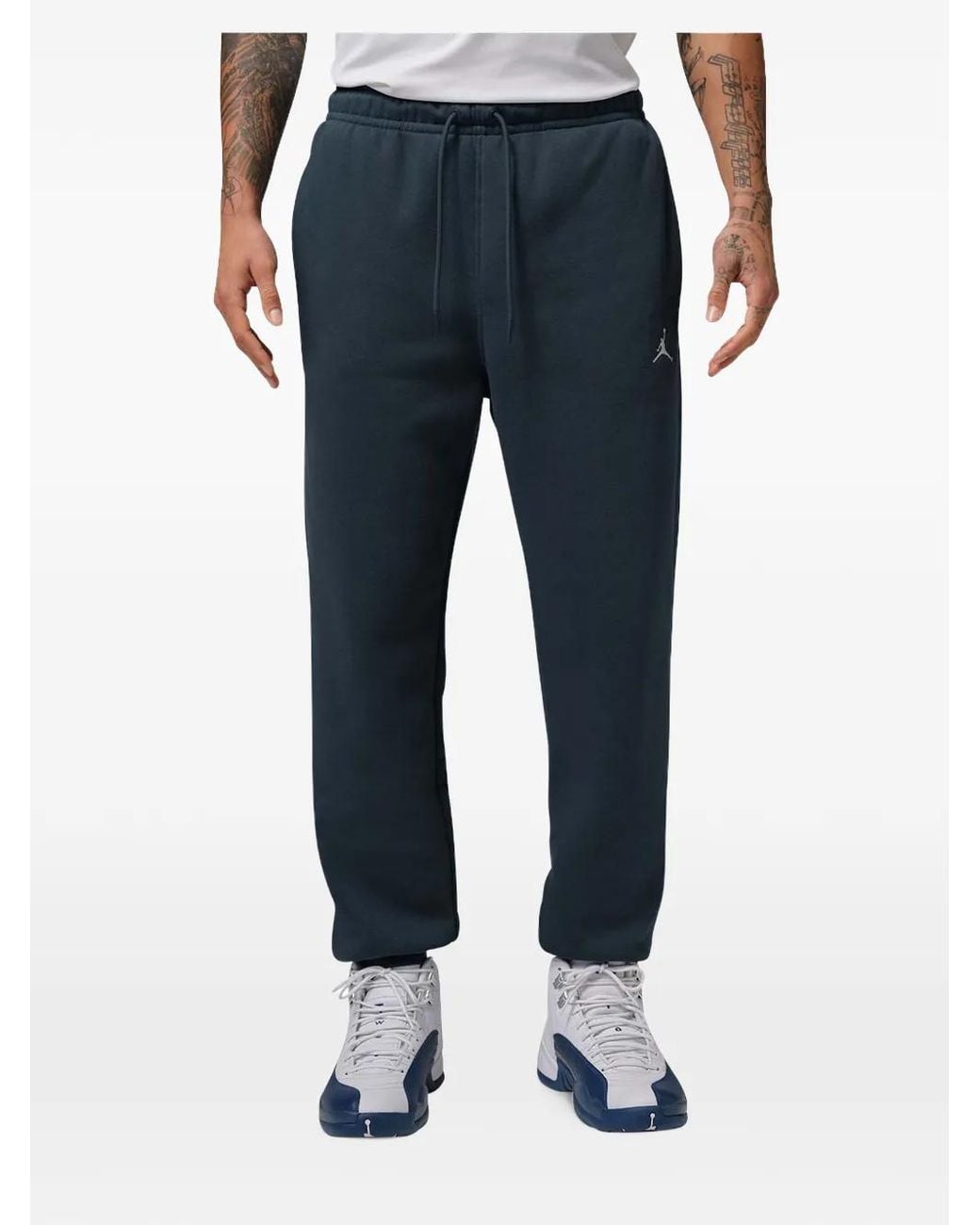 Nike Blue Brooklyn Fleece Track Pants for men
