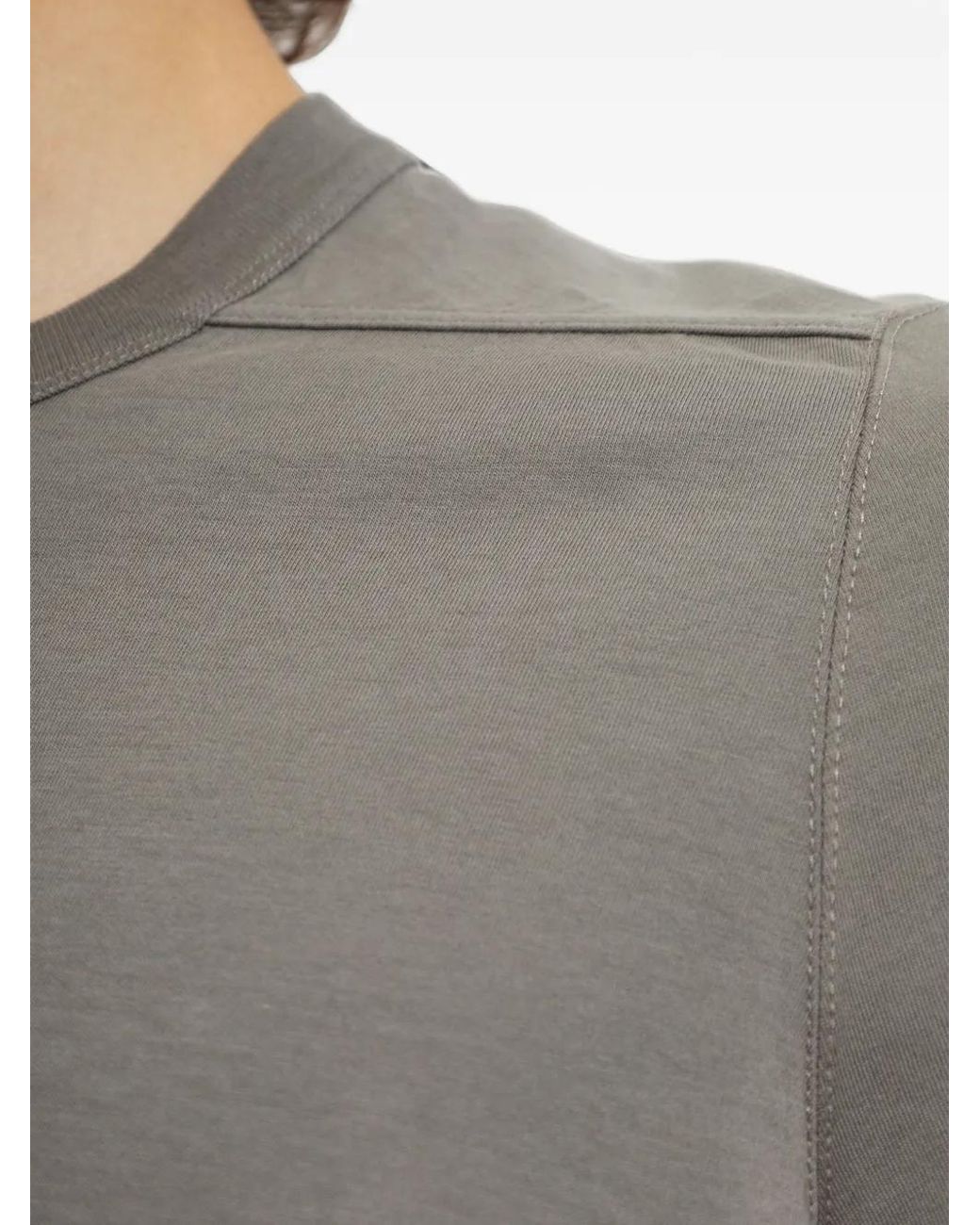 Rick Owens Gray Tower Short Level T-Shirt for men