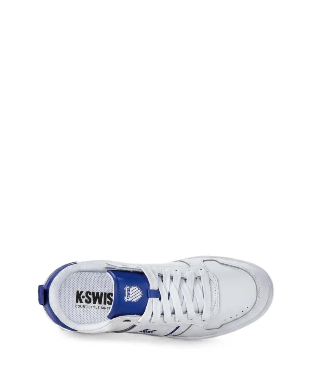 K-swiss White Logo-Patch Sneakers for men