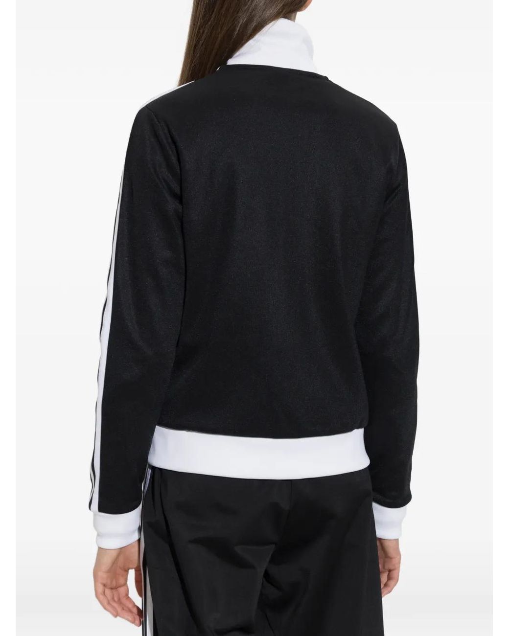 Adidas Black Veste De Sport À Logo Brodé