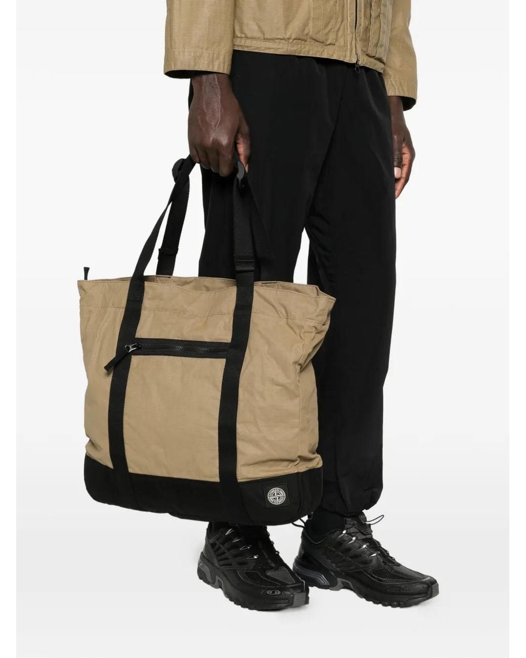 Stone Island Black Borsa for men
