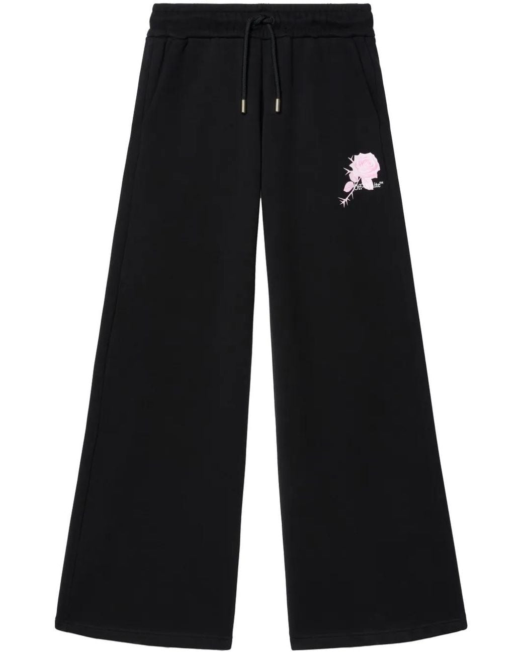 Off-White c/o Virgil Abloh Black Roses Arrows Track Pants