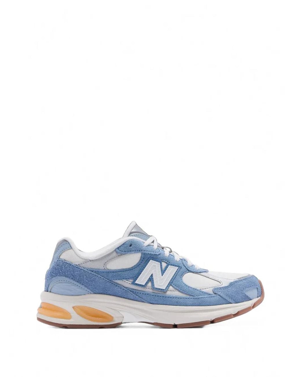 New Balance Blue 2010 Suede-Panelled Sneakers