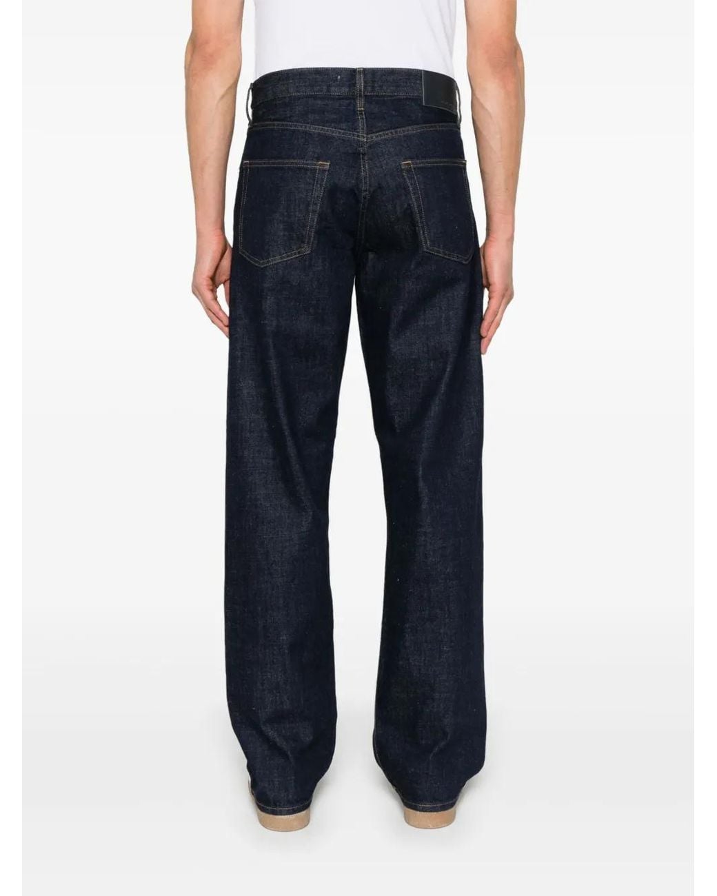 Pantalones Rectos Con Pinzas sunflower de hombre de color Blue