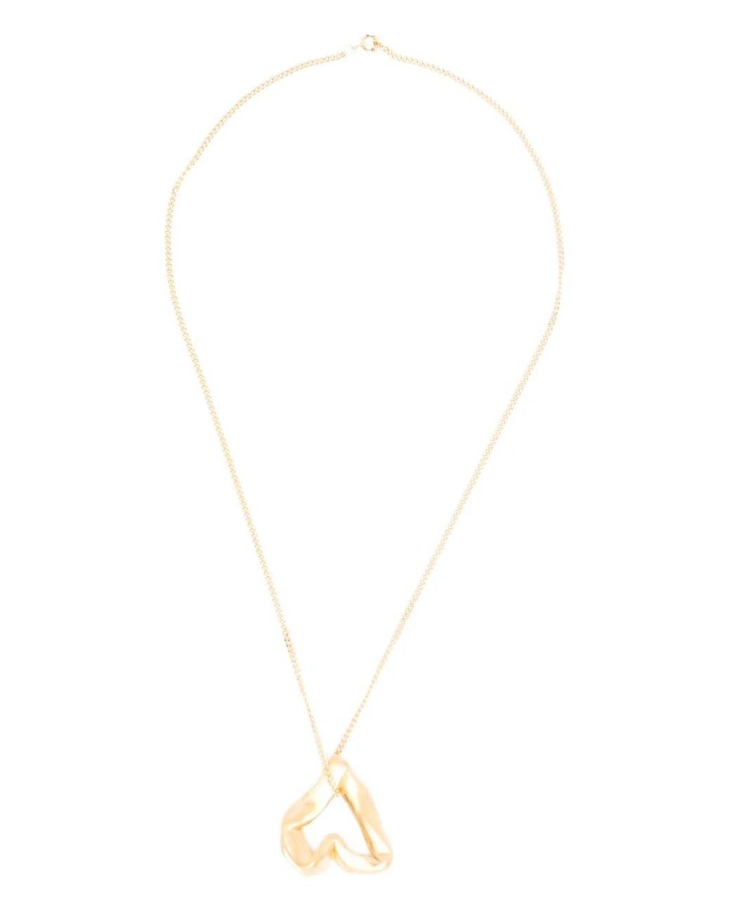 COMPLETEDWORKS White Heart The Heart Is Not A Metaphor Necklace