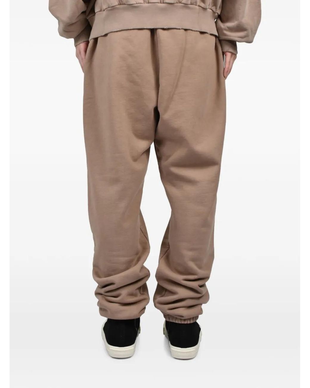 Fear Of God Natural Classic Sunfaded-Effect Brushed-Fleece Track Pants for men