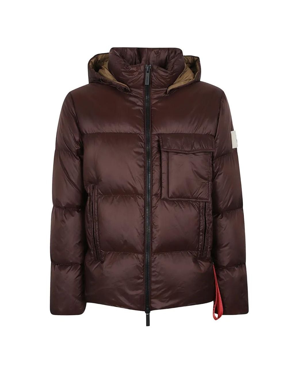 AFTER LABEL Brown Doudoune À Capuche for men