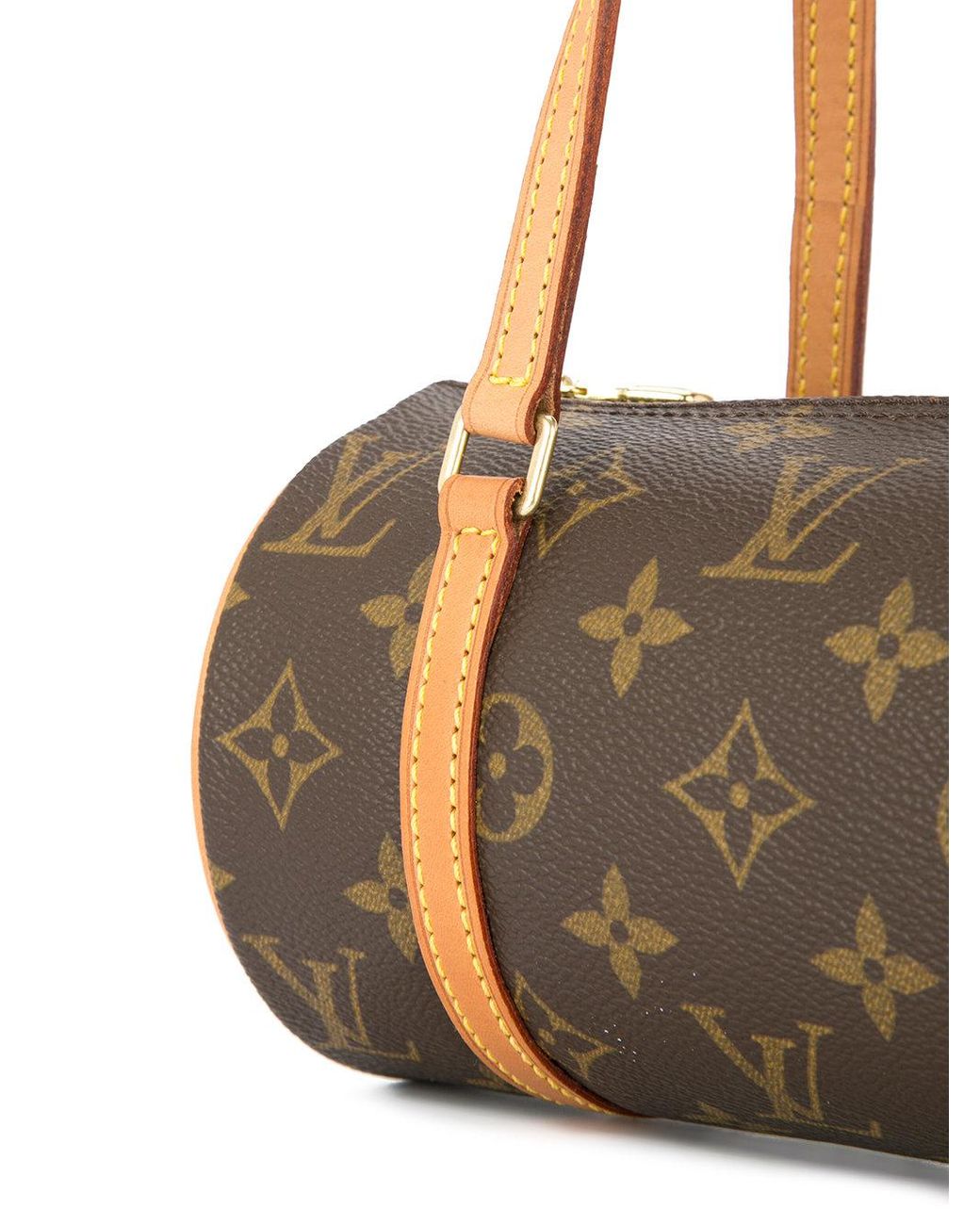 Louis Vuitton Mini Papillon Hand Bag in Brown