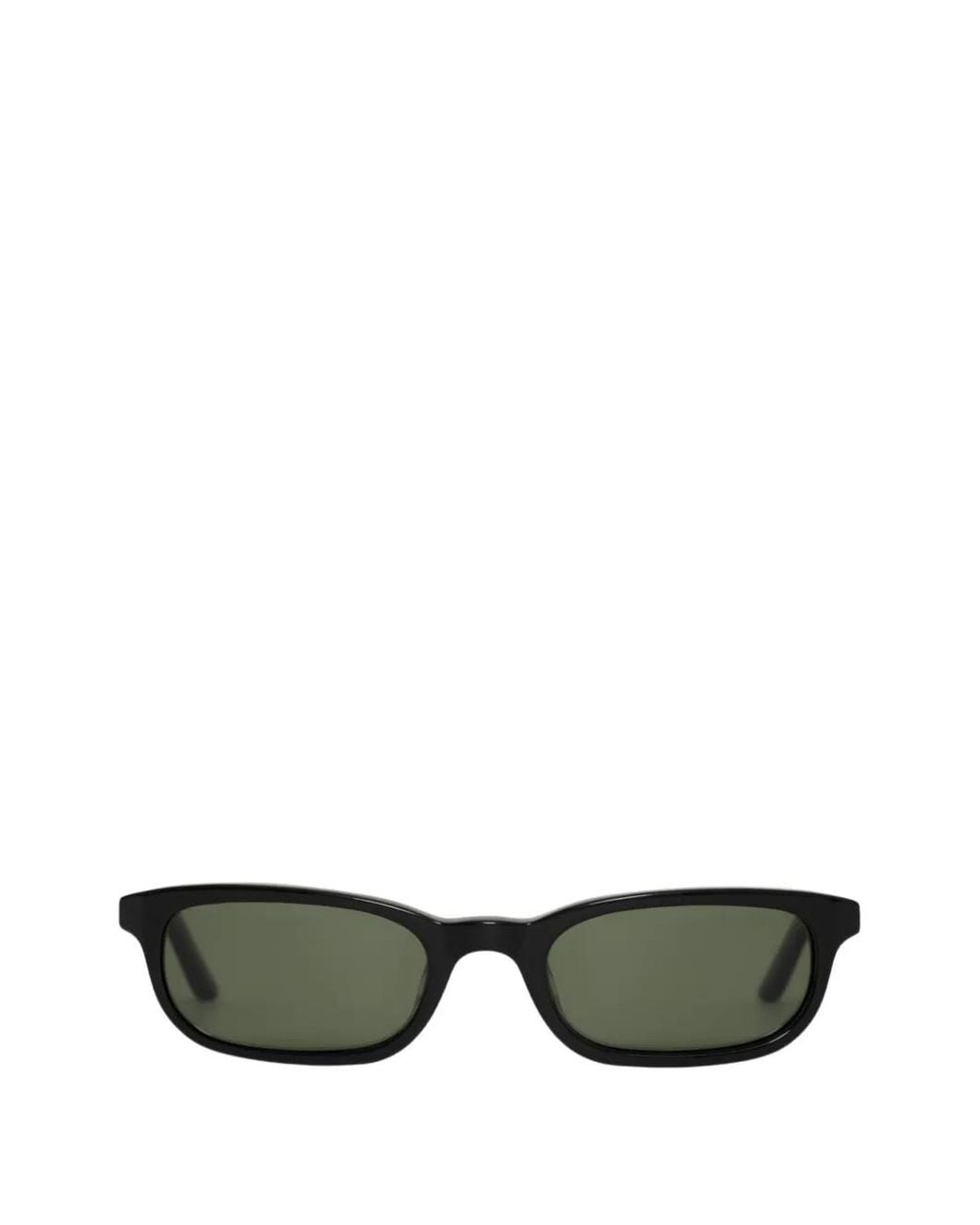 Brøgger Green Flossie Rectangle-Frame Sunglasses
