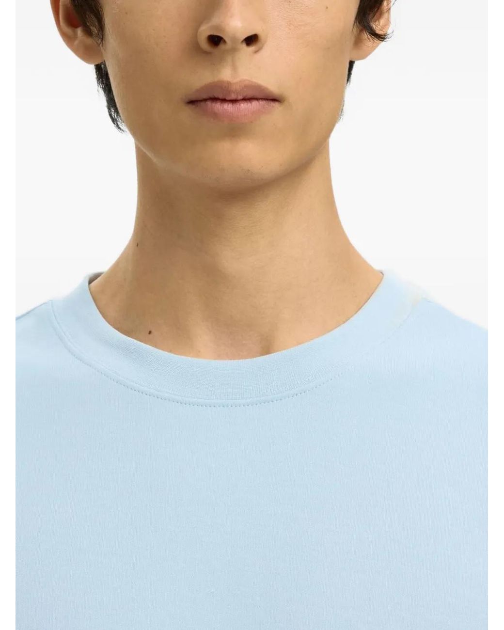 SELECTED T-Shirt Met Ronde Hals in het Blue voor heren