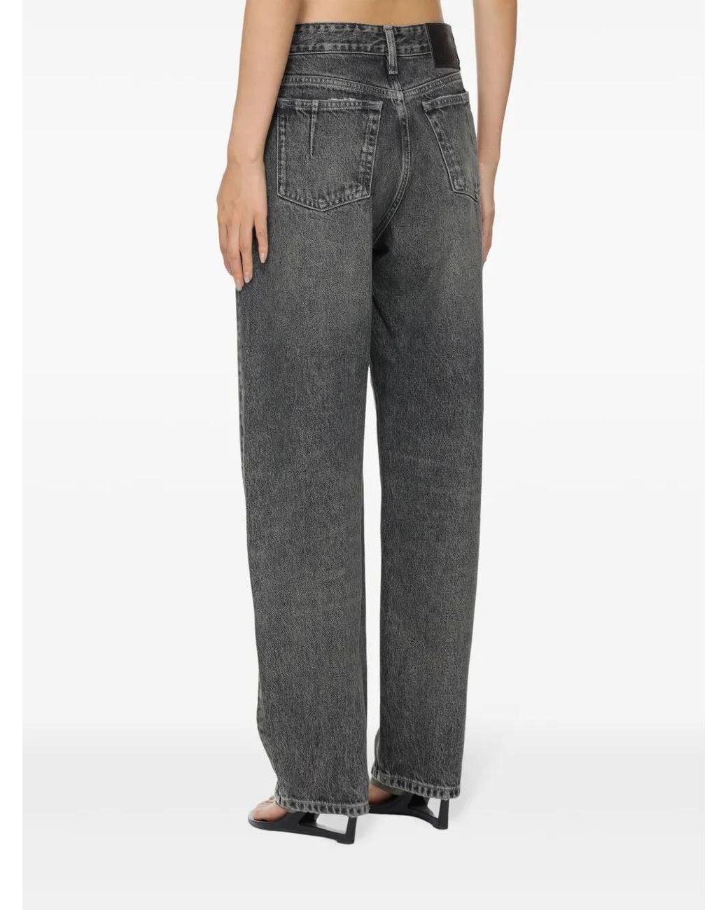 Won Hundred Gray Alexandra Straight Jeans