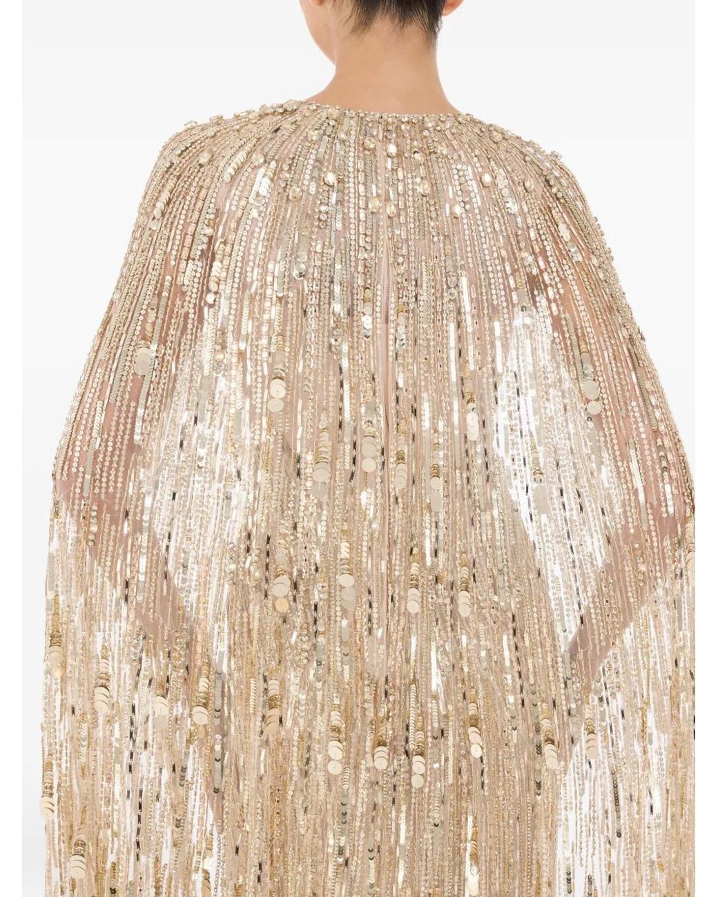 Robe Elio À Sequins Jenny Packham en coloris Natural