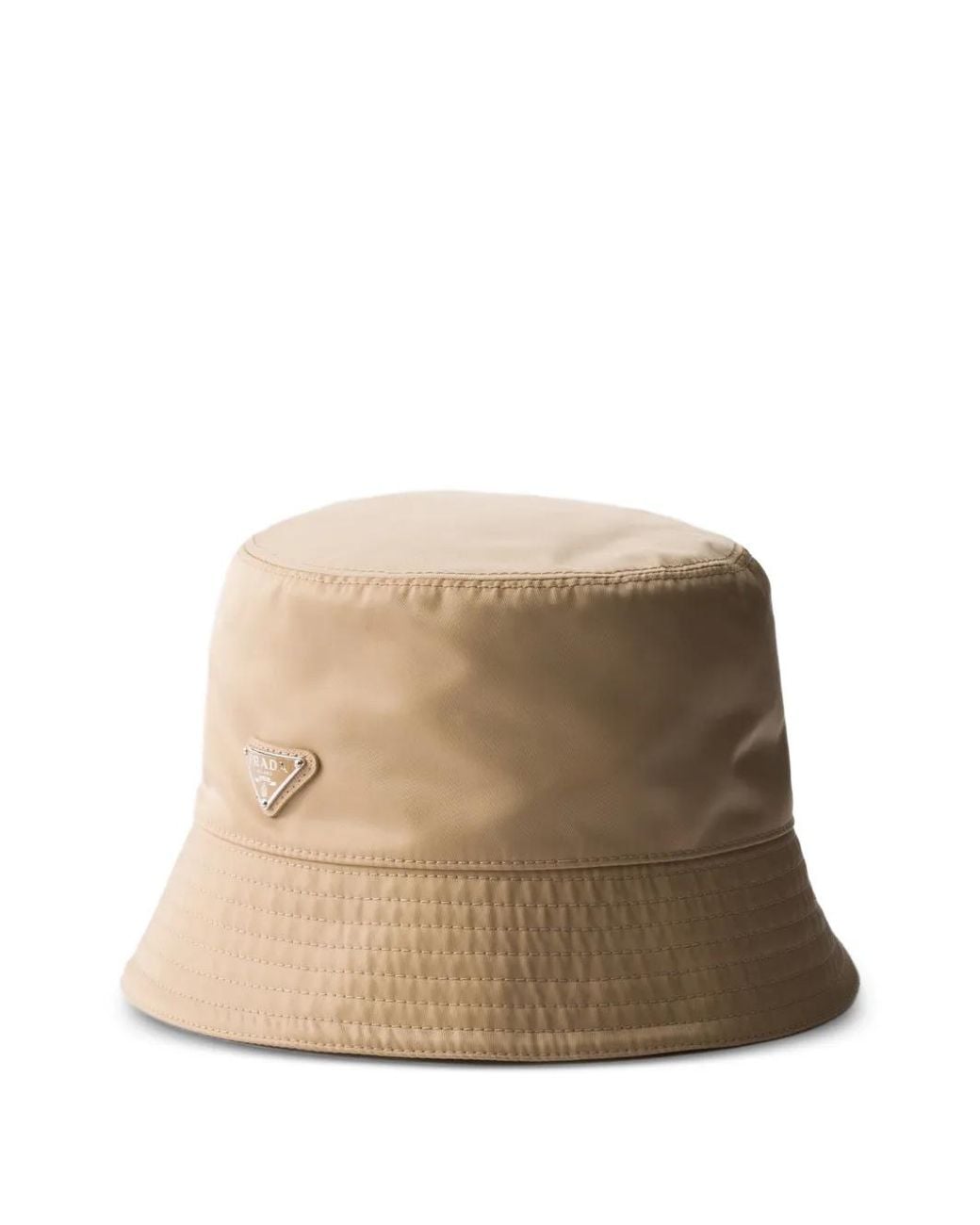 Prada Natural Re-Nylon Bucket Hat