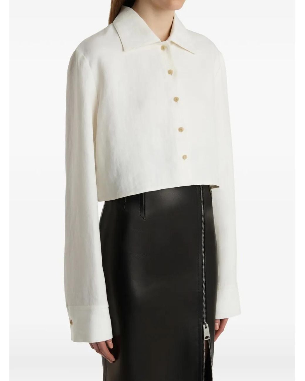 Khaite White Jasen Top