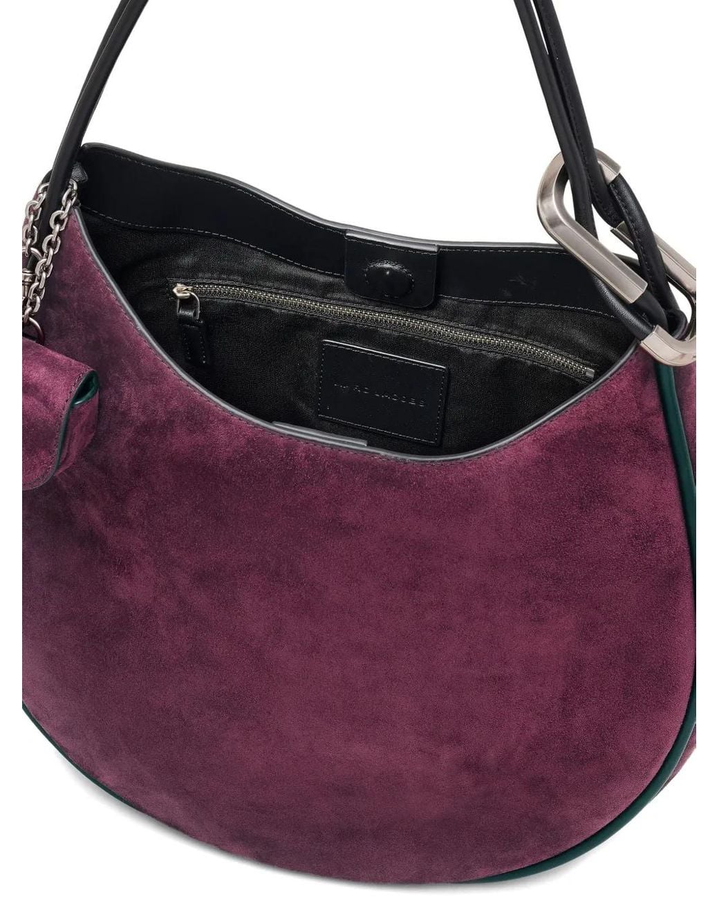Marc Jacobs Purple Large The Crescent Shoulder Bag