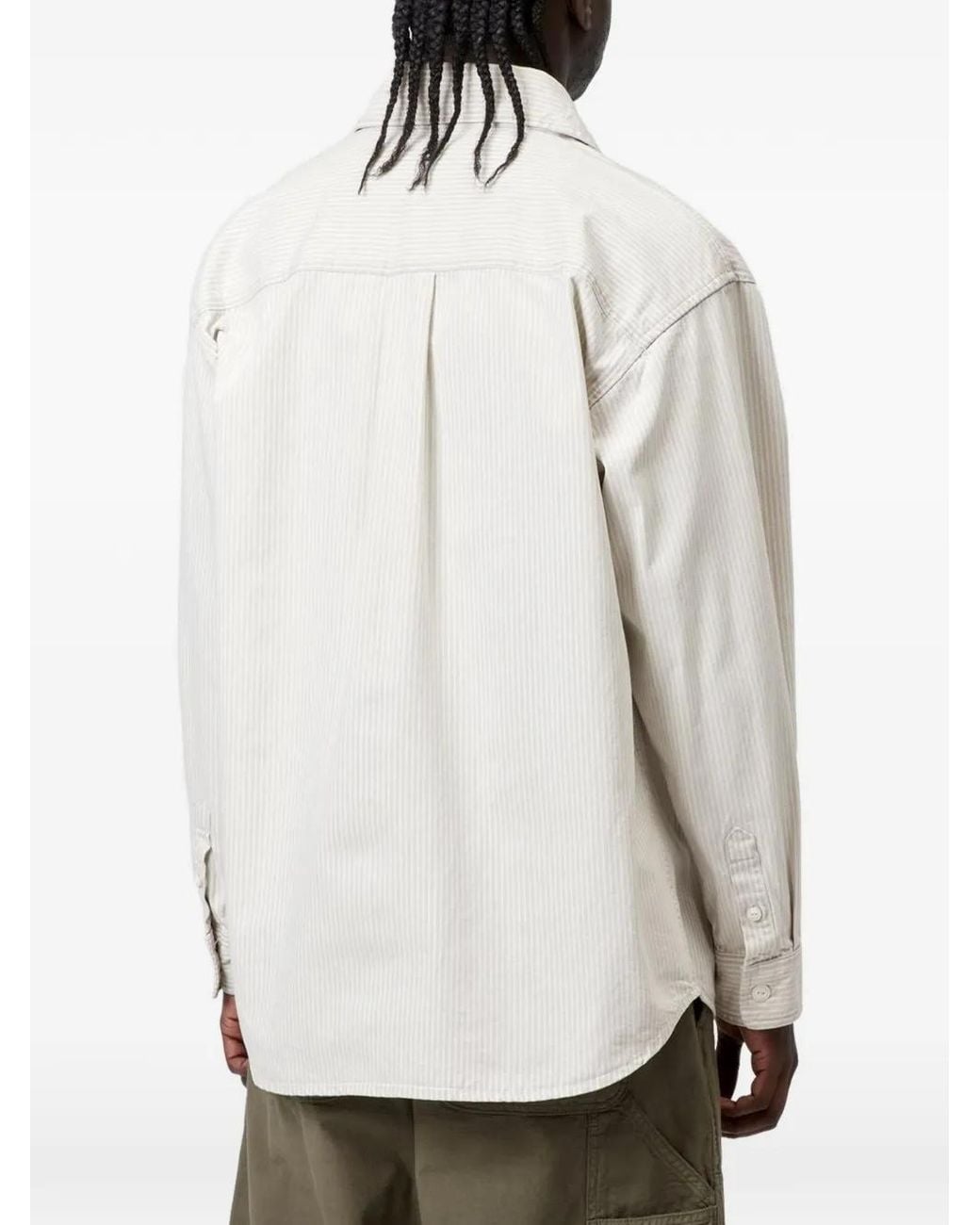 Carhartt Gray Light Cotton Shirt for men