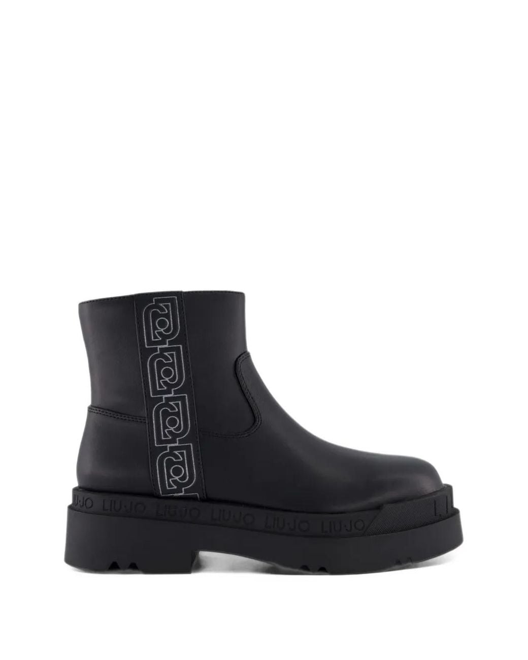 Liu Jo Black Love Ankle Boots