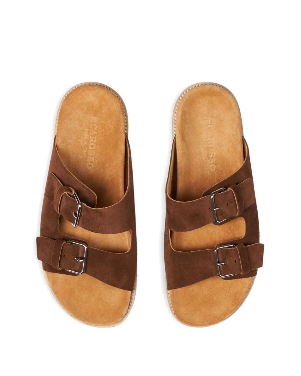 Scarosso Brown Enea Sandals for men