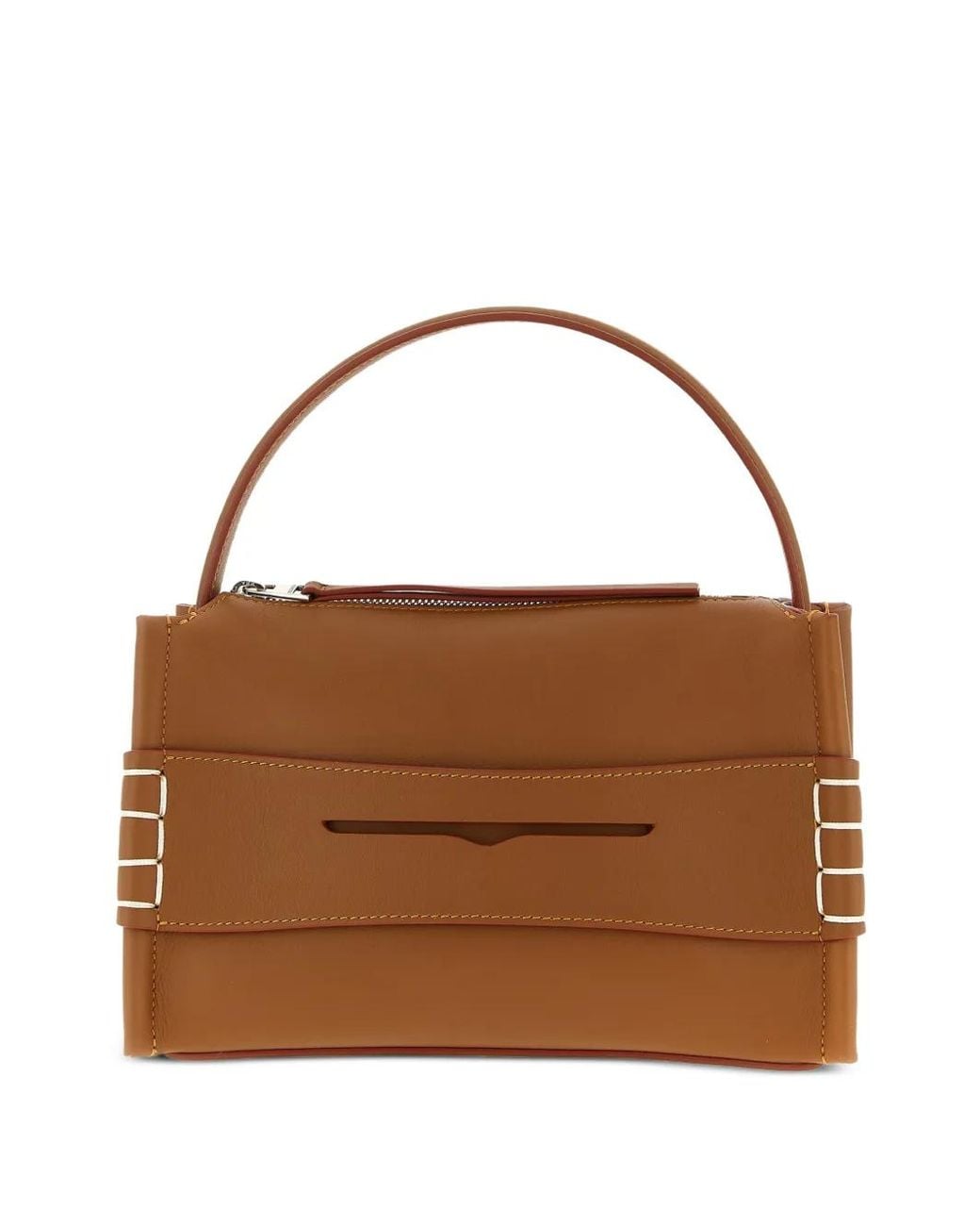 J.W. Anderson Brown Small Loafer Tote Bag