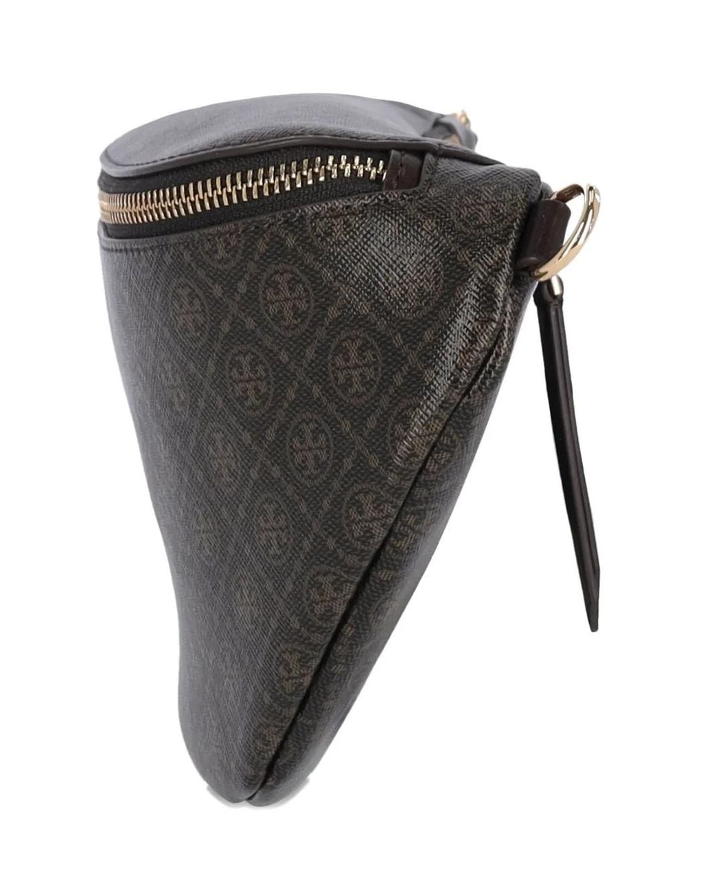 Tory Burch Brown T Monogram Gürteltasche