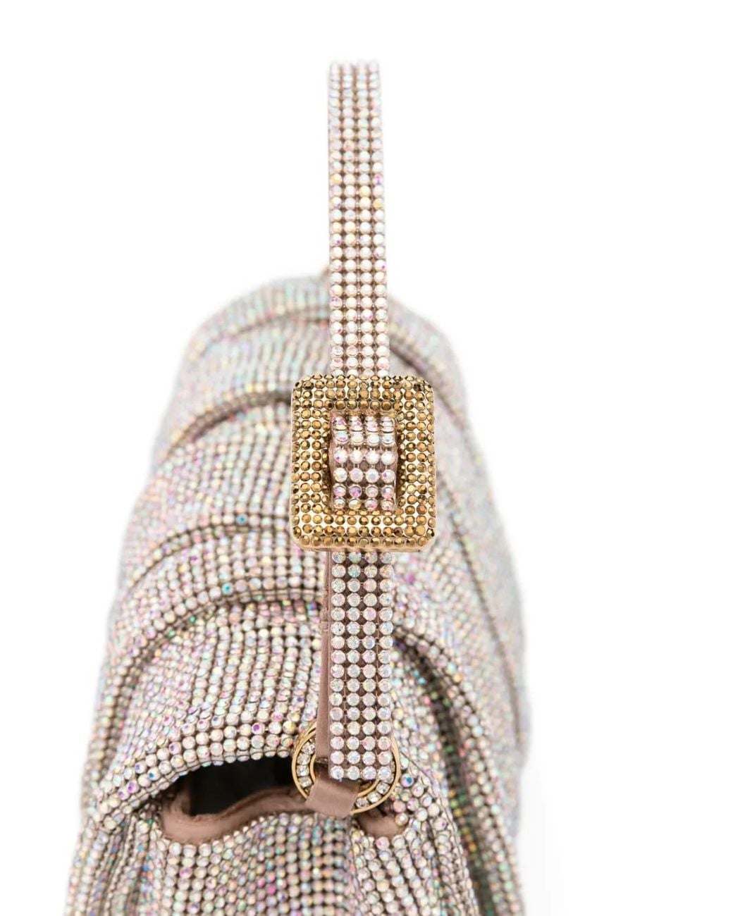 Benedetta Bruzziches Gray Crystal-Embellished Tote Bag