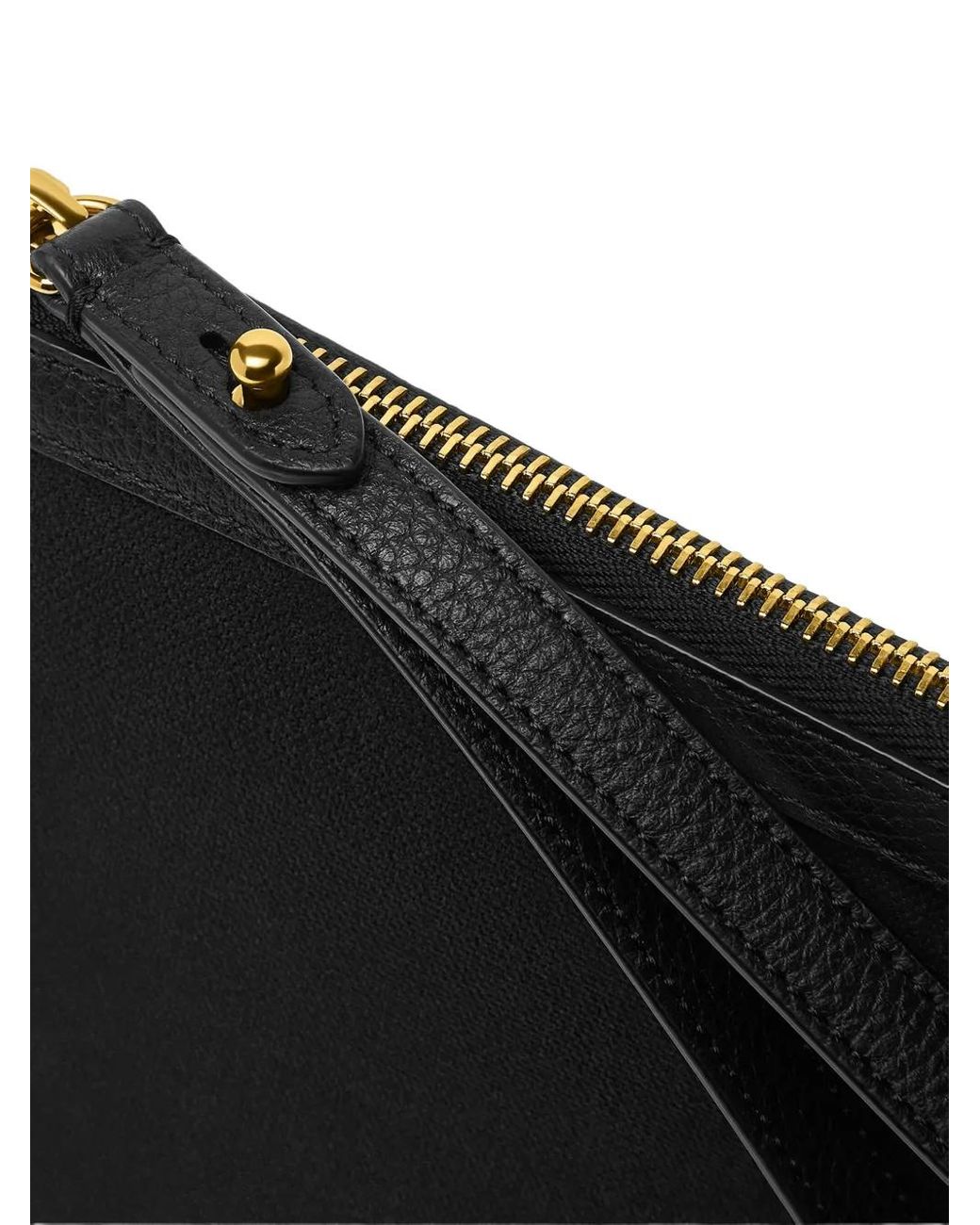 Versace Black La Medusa Canvas Pouch