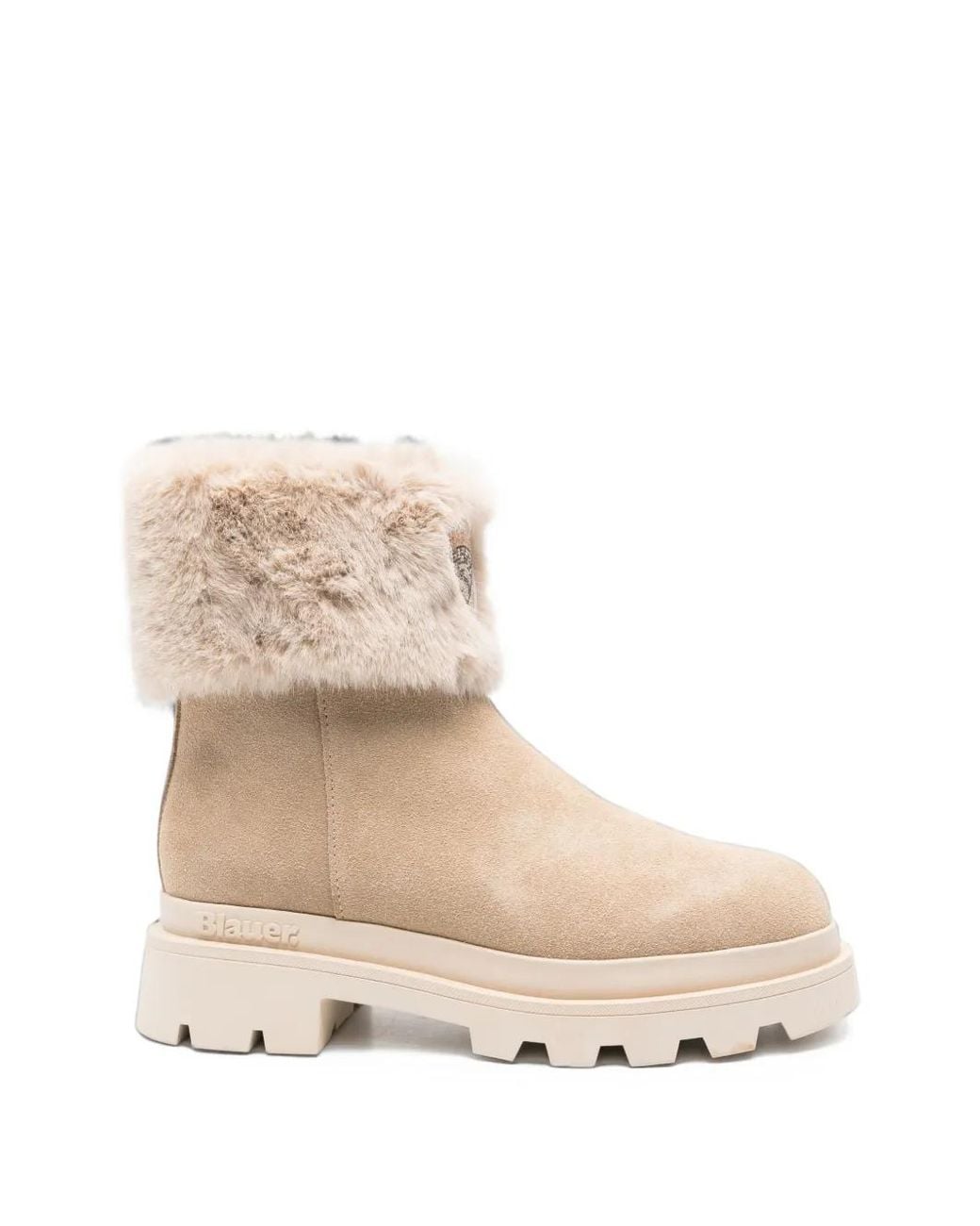 Blauer Natural Kimmel 10 Faux-Fur Suede Boots
