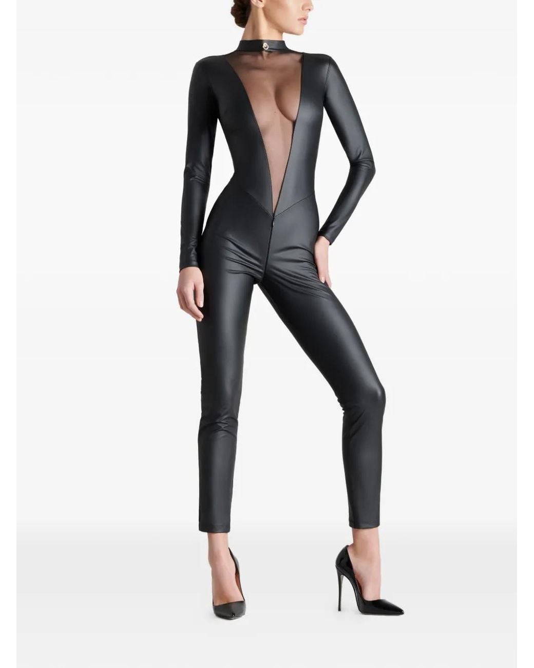 Maison Close Black Chambre Noire Catsuit