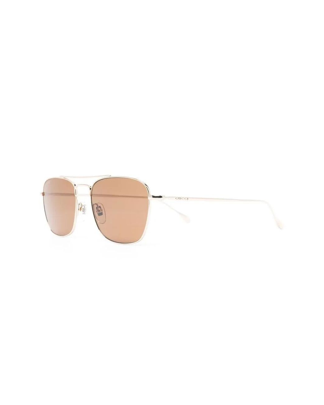Gucci Natural Pilot Frame Sunglasses for men