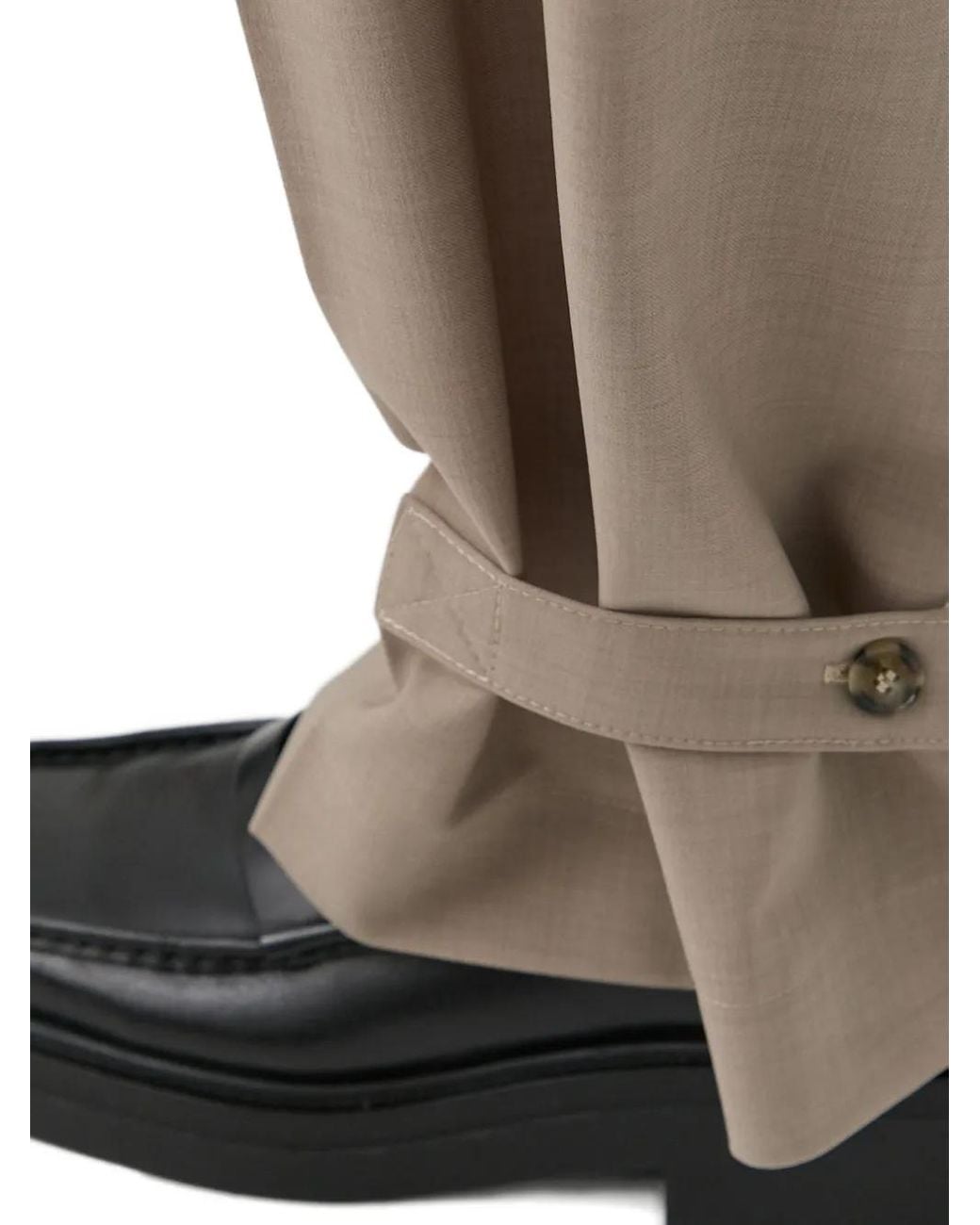 Herskind Natural Button-Fastening Tailored Trousers