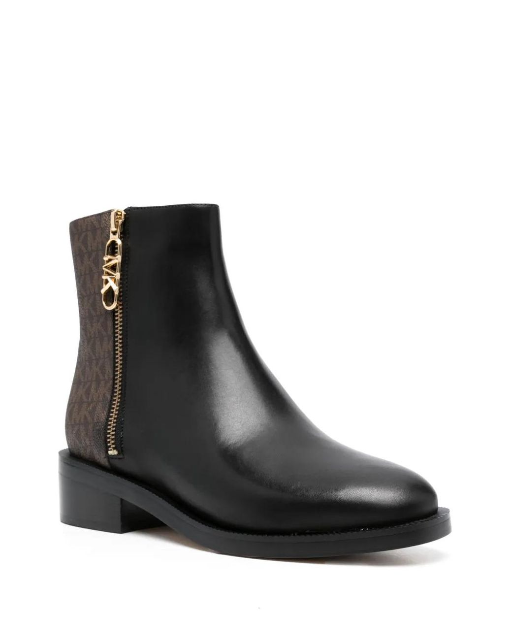 MICHAEL Michael Kors Black Regan Flat Bootie