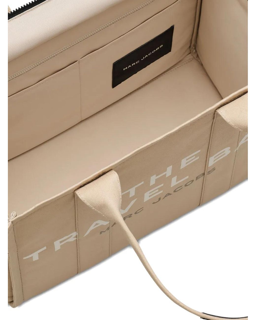 Marc Jacobs Natural The Travel Tote Cotton Handbag
