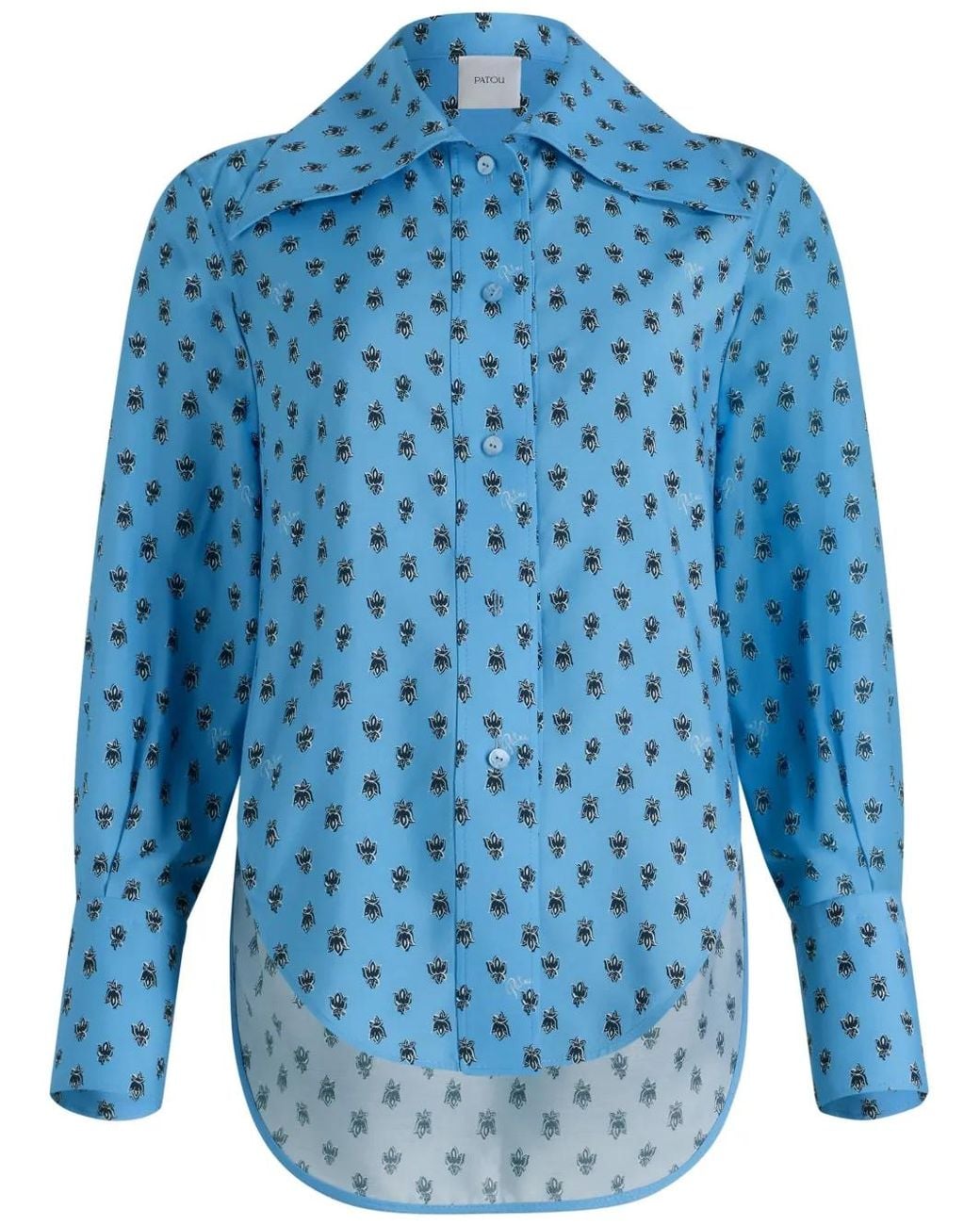 Patou Blue Printed Shirt