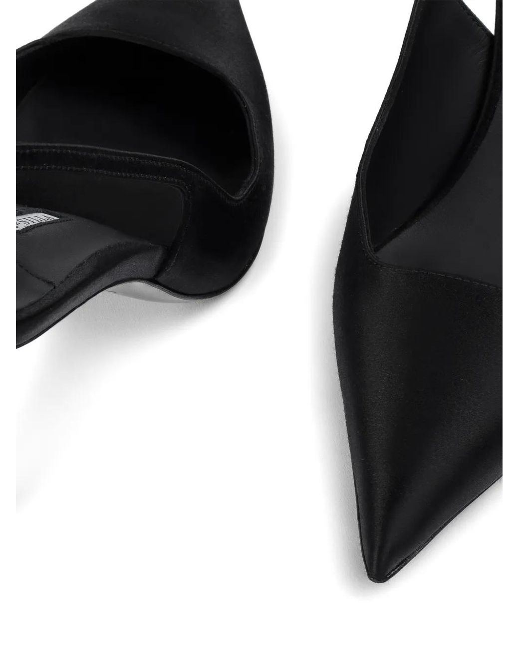 Le Silla Black Amelia Silk-Satin Pumps