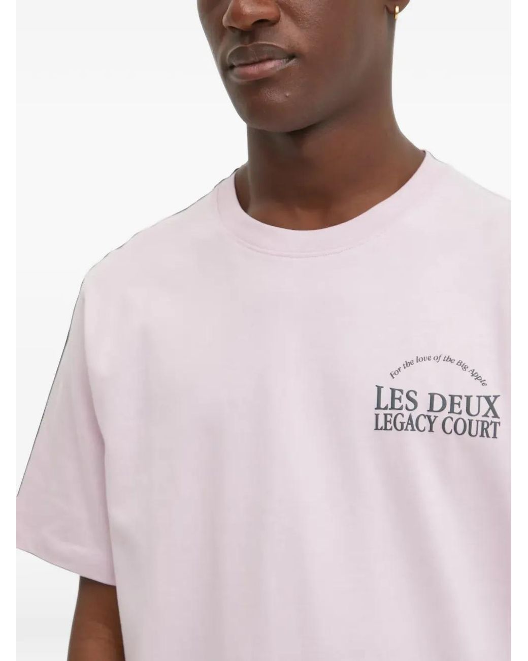 Les Deux White Logo-Print T-Shirt for men