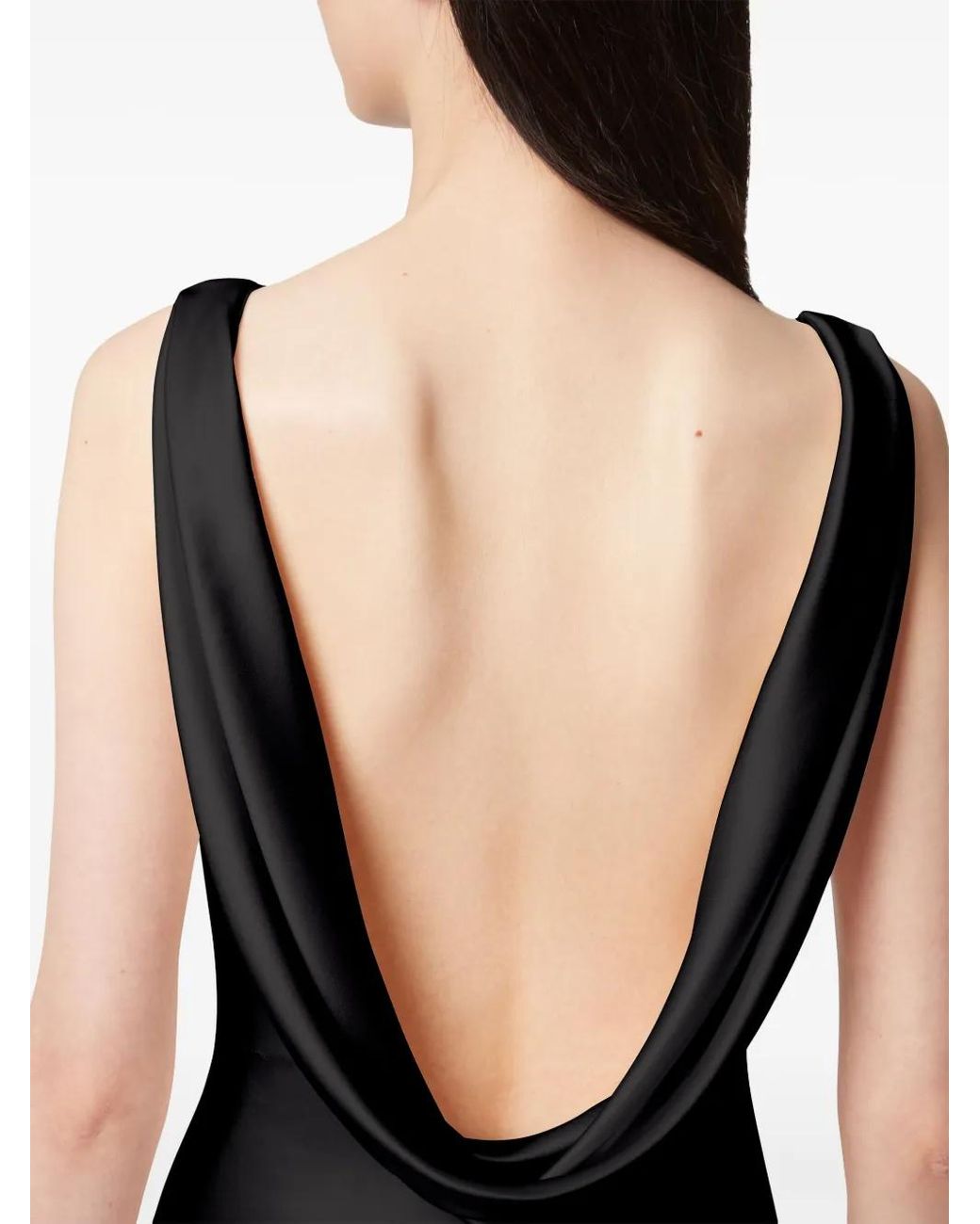 Nina Ricci Mermaid Open-Back Gown in Black | Lyst UK