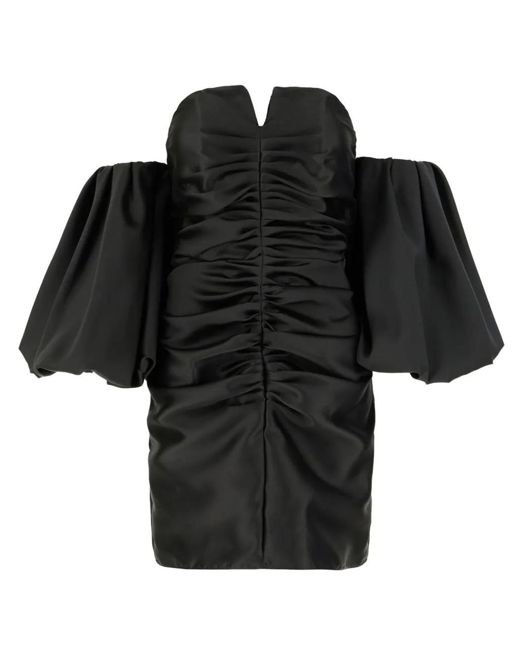 SIMONA CORSELLINI Black Off-Shoulder Dress