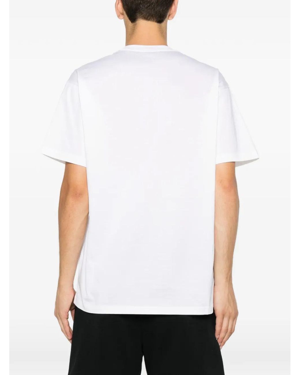 Low Brand White Crew-Neck T-Shirt for men