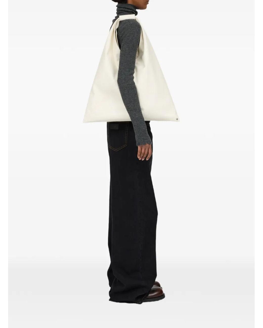 MM6 by Maison Margiela White Sac À Main Classic Japanese