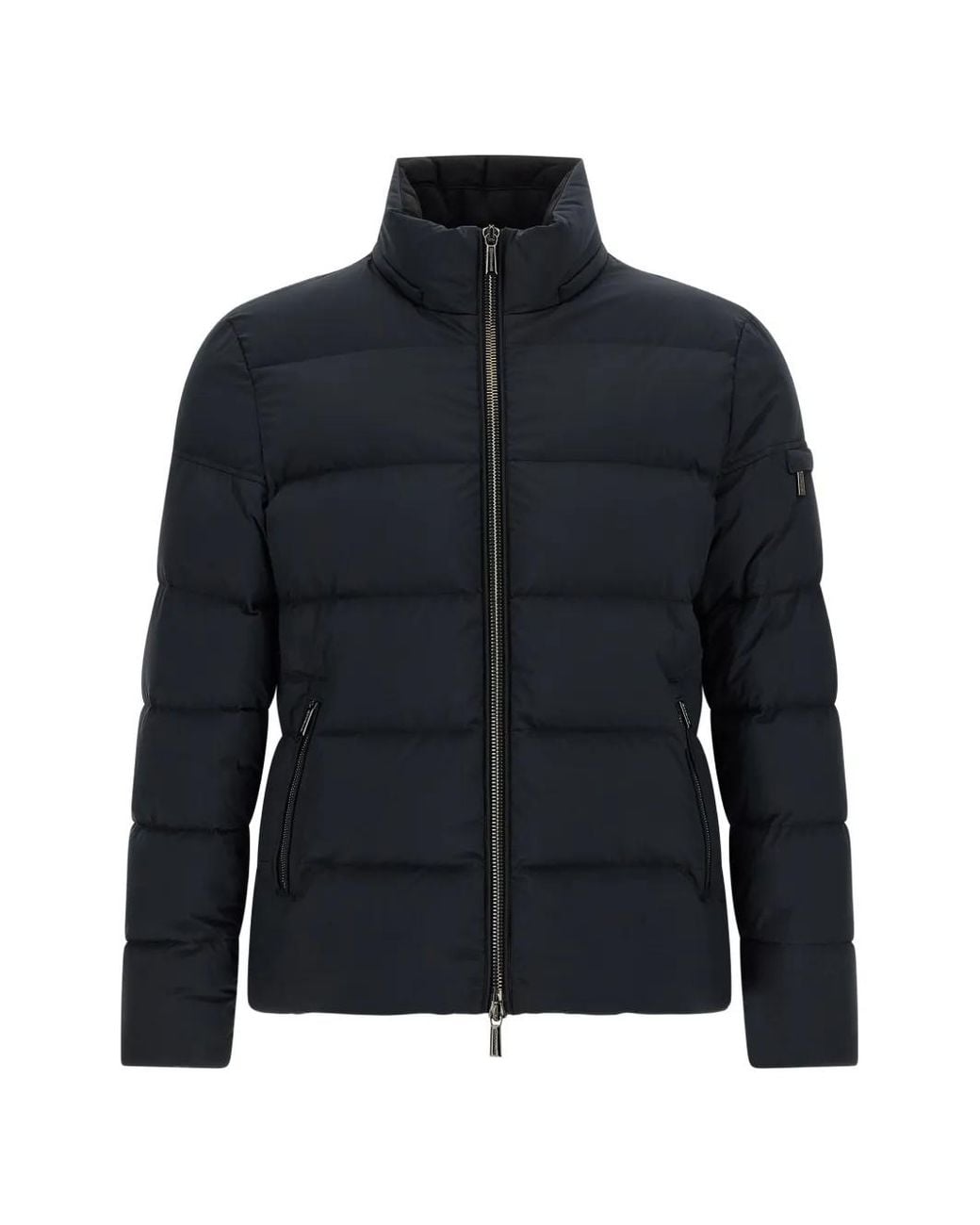 Moorer Blue Brett Quilted Padded Jacket for men