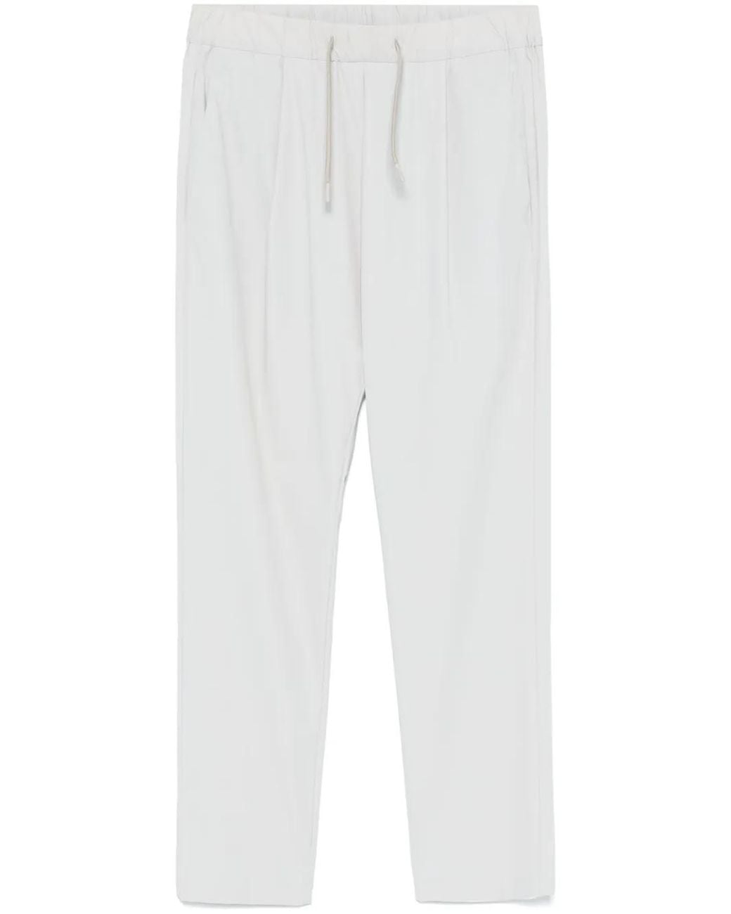 Herno White Tapered Track Pants