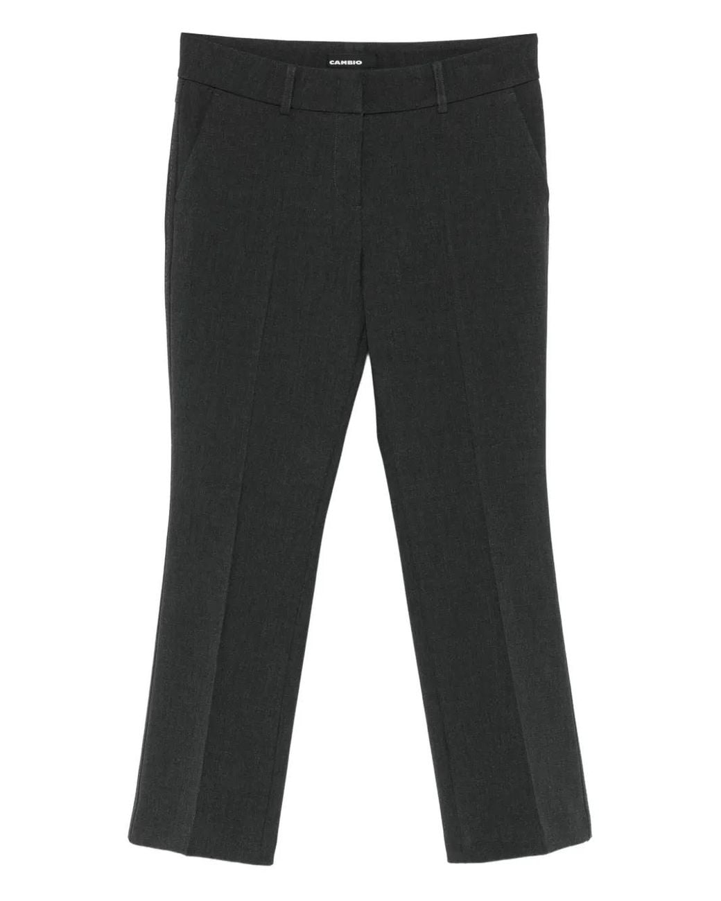 Cambio Gray Farah Cropped Trousers