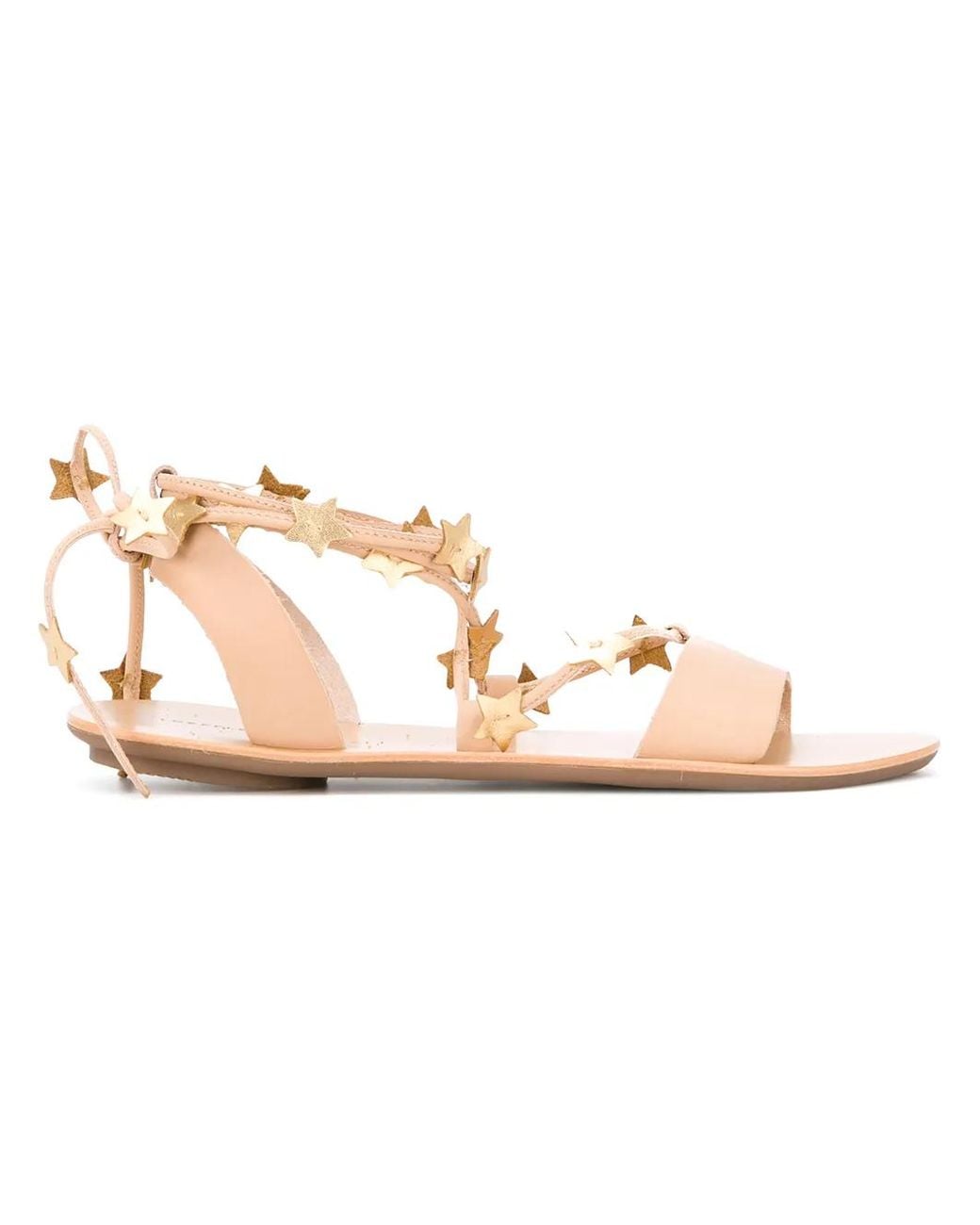 Loeffler Randall Pink Starla Flat Sandals