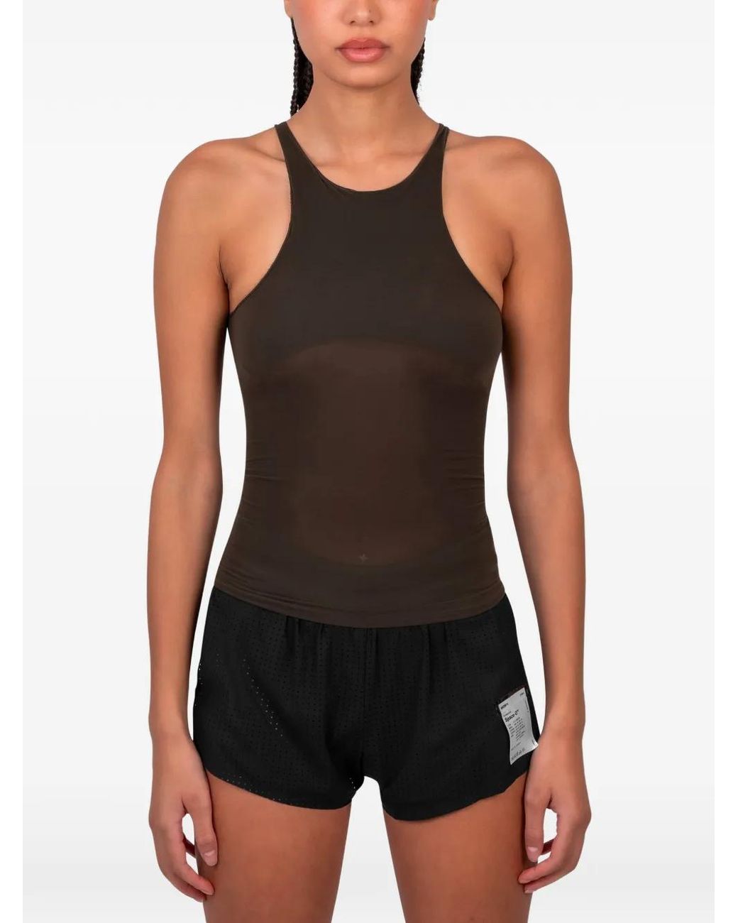 Top Stretch Roa de color Black